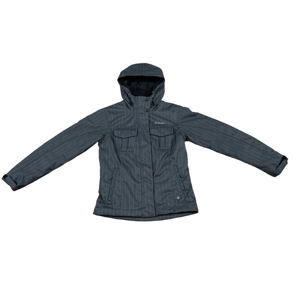 COLUMBIA RIVA‎ RIDGE INSULATED JACKET Petrol Women's Medium Omni Tech Gray
